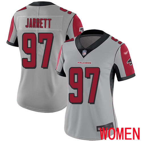 Atlanta Falcons Limited Silver Women Grady Jarrett Jersey NFL Football 97 Inverted Legend